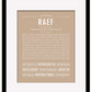 Frame Options | Tan | Black Frame, Matted