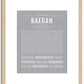 Raegan | Name Art Print