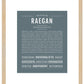 Raegan | Name Art Print