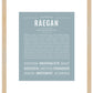 Raegan | Name Art Print