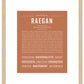 Raegan | Name Art Print