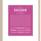 Raeghan | Name Art Print