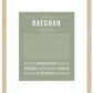 Raeghan | Name Art Print