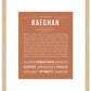 Raeghan | Name Art Print