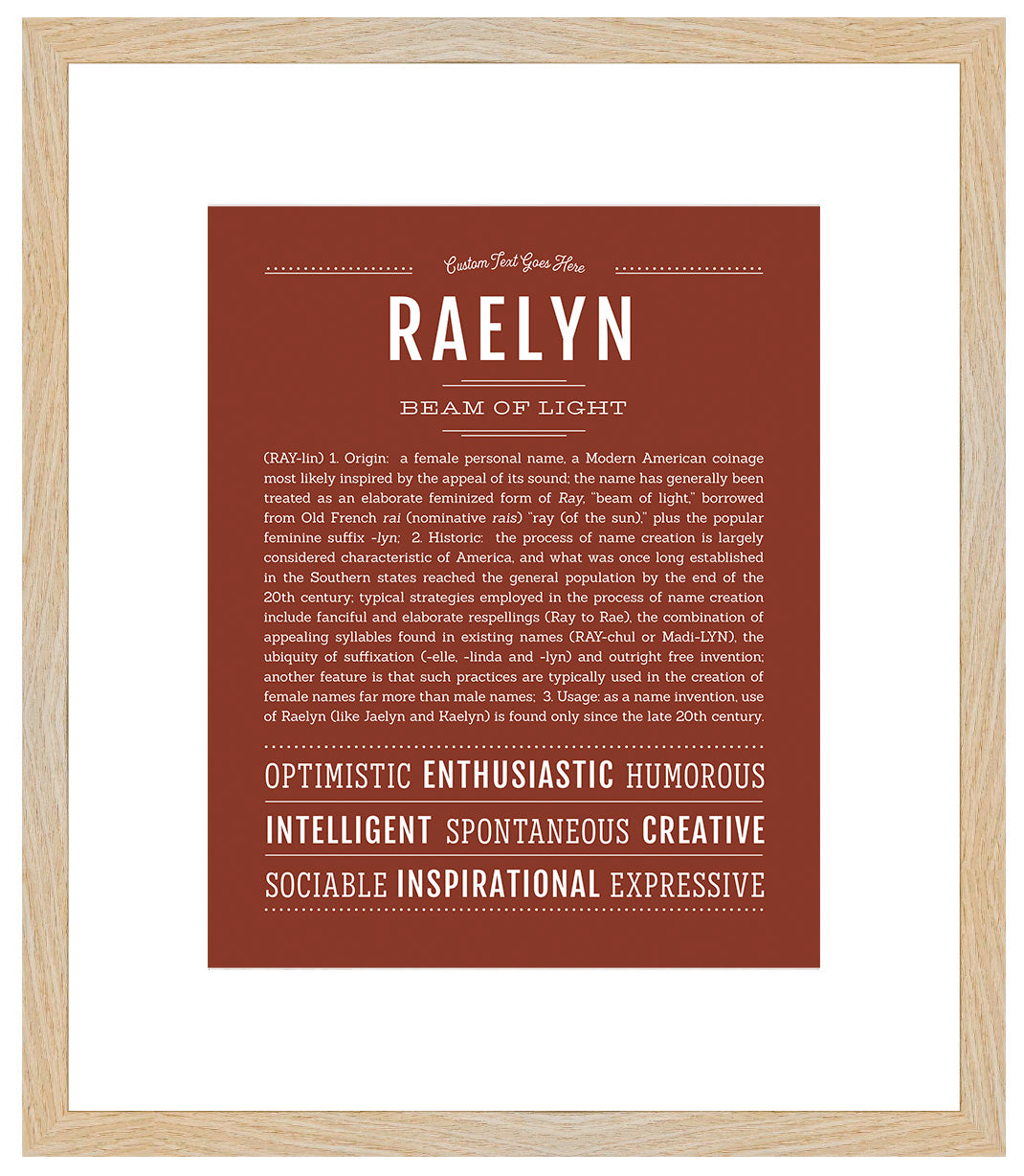 Raelyn | Name Art Print