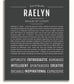 Raelyn | Name Art Print – Name Stories