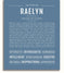 Raelyn Personalized Name Meaning Art Prints – Name Stories
