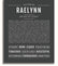 Raelynn | Name Art Print – Name Stories