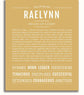 Raelynn | Name Art Print – Name Stories