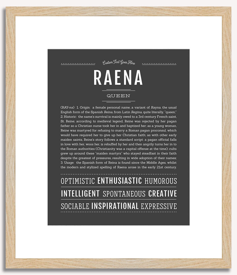 Raena | Name Art Print