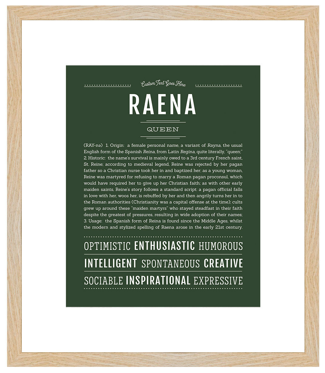 Raena | Name Art Print