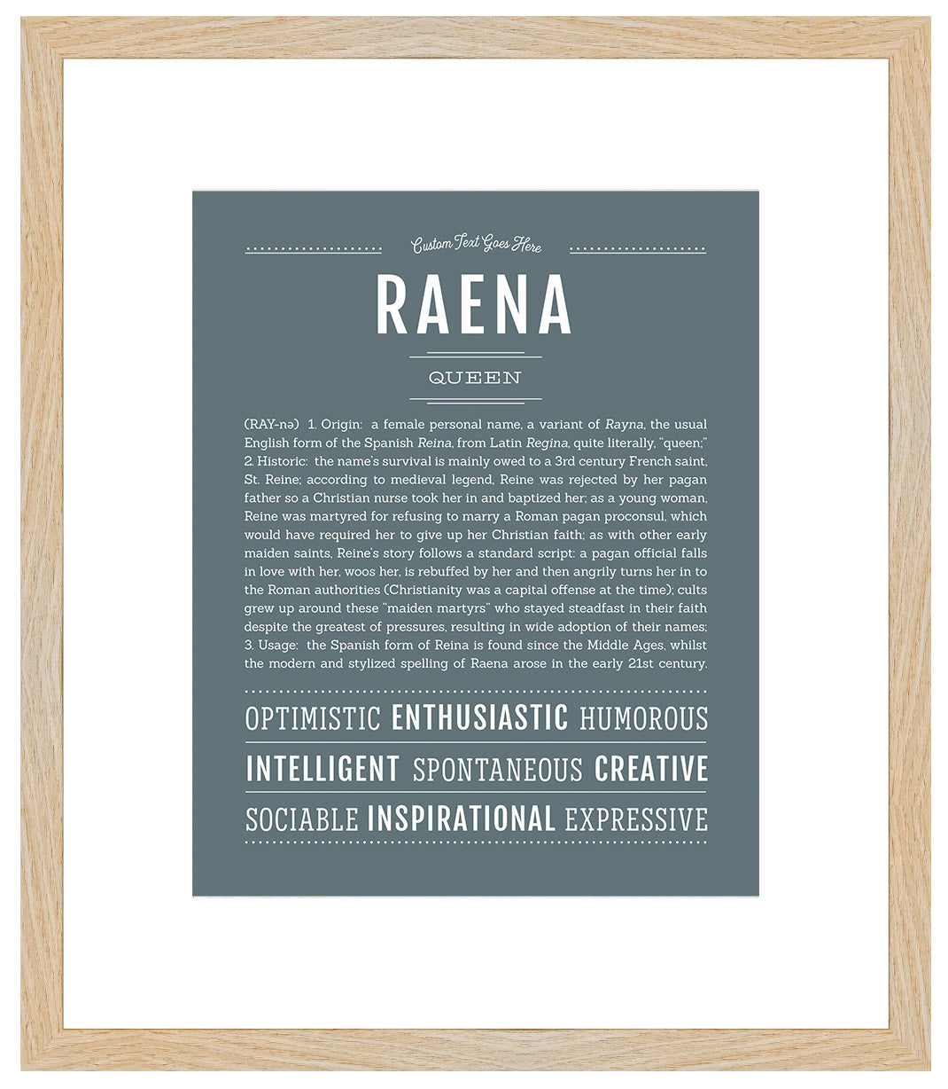 Raena | Name Art Print