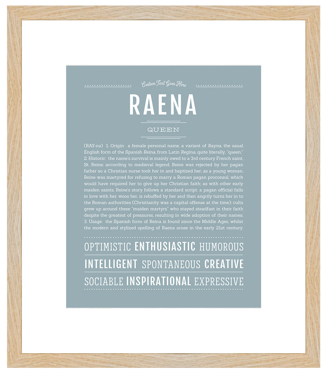 Raena | Name Art Print