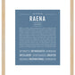 Raena | Name Art Print