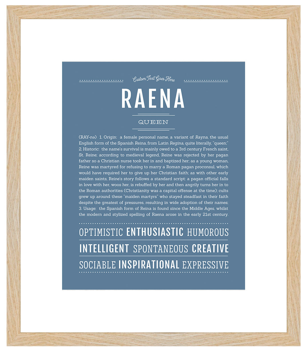 Raena | Name Art Print