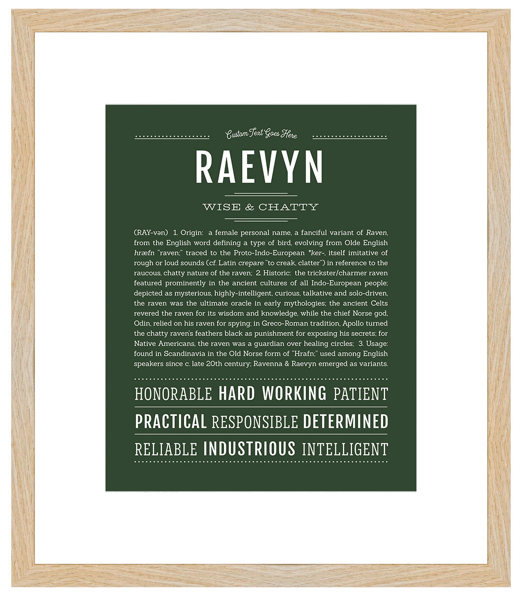 Raevyn | Name Art Print