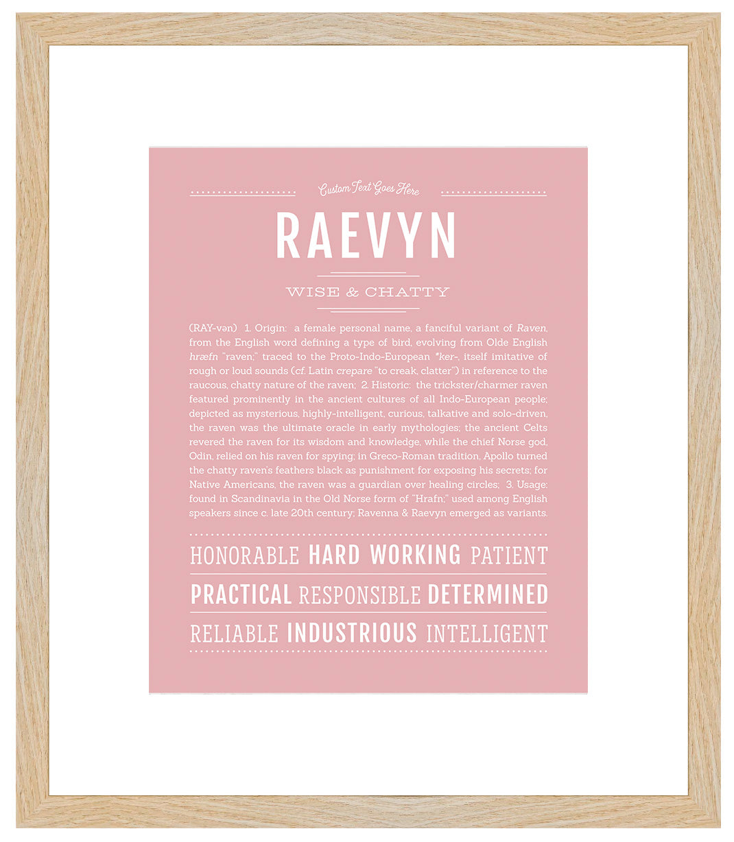 Raevyn | Name Art Print