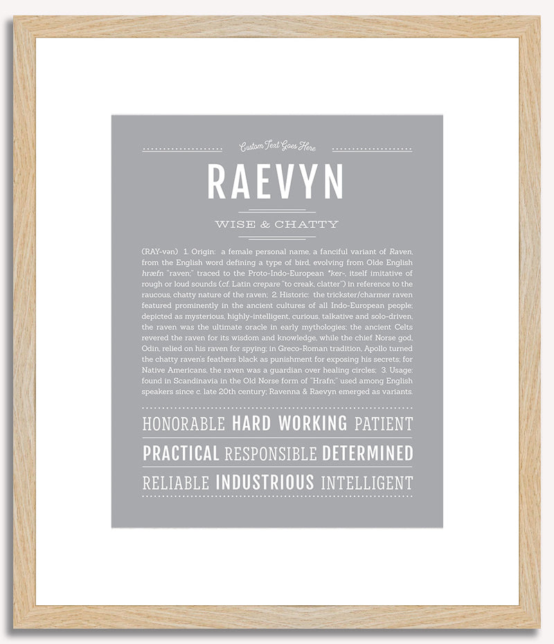 Raevyn | Name Art Print