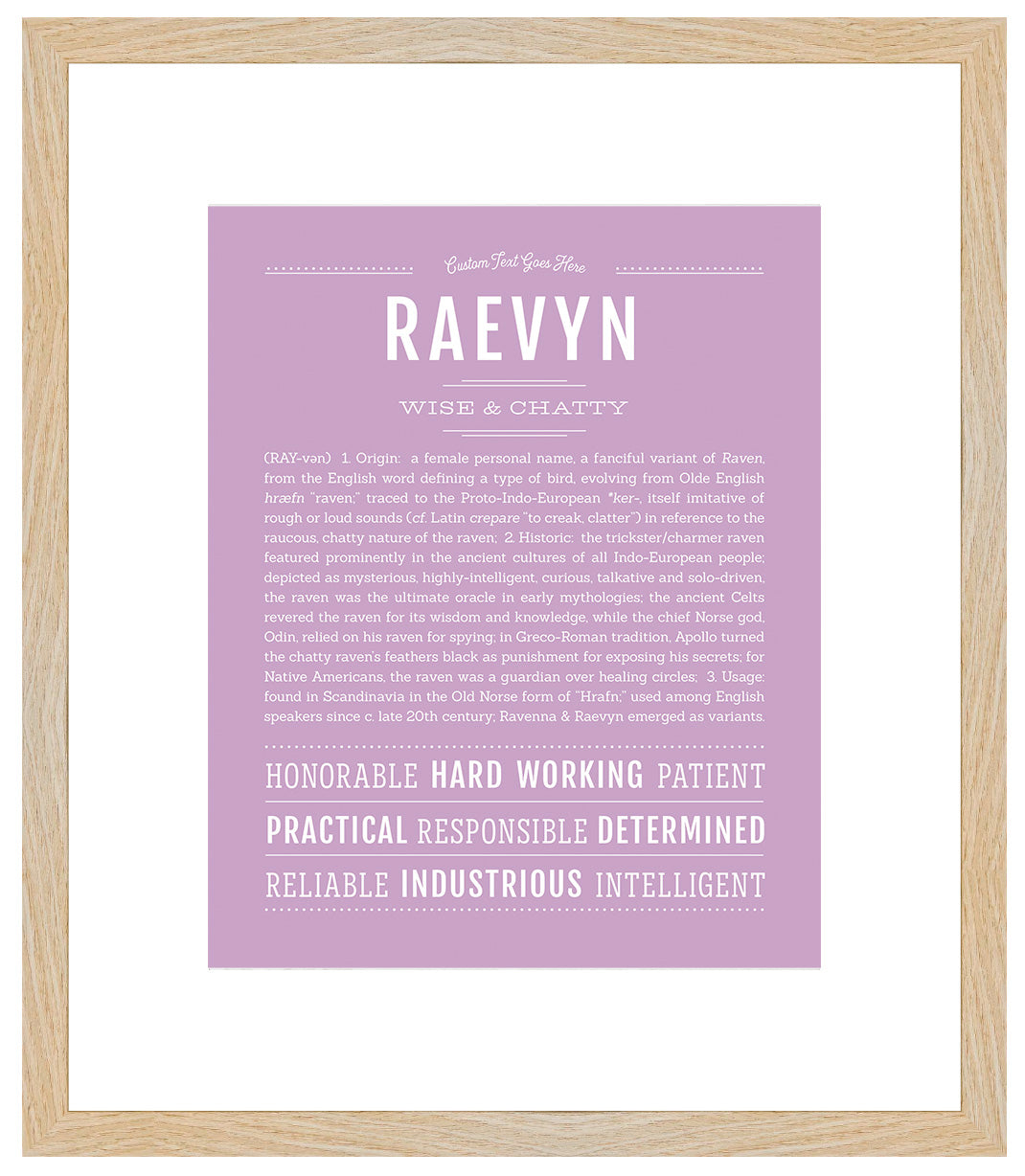 Raevyn | Name Art Print