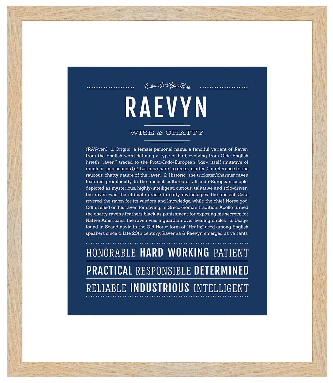 Raevyn | Name Art Print