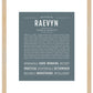 Raevyn | Name Art Print