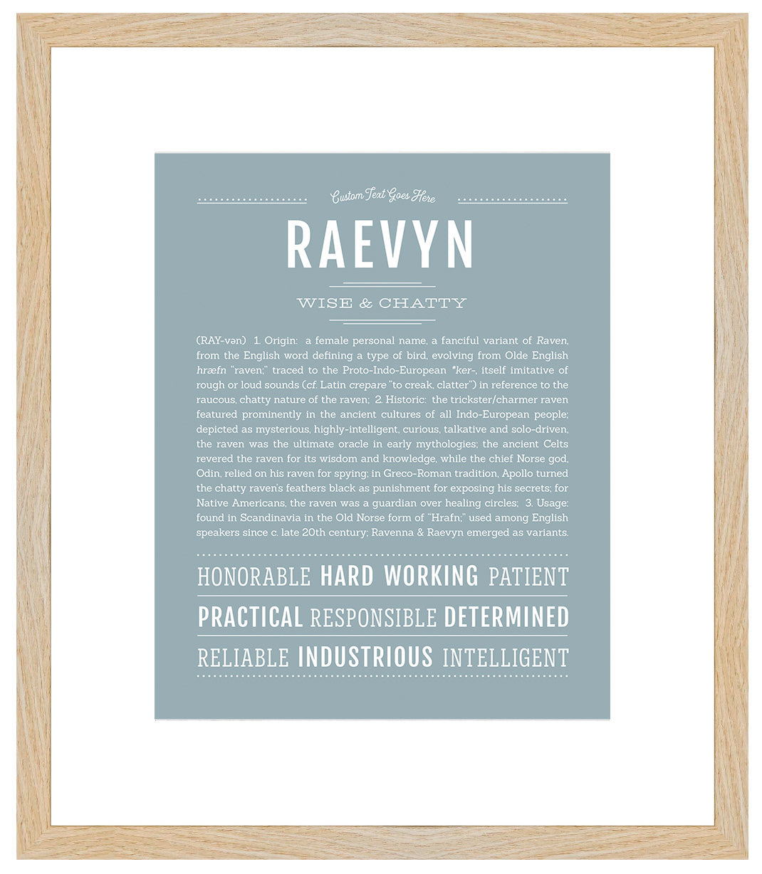 Raevyn | Name Art Print