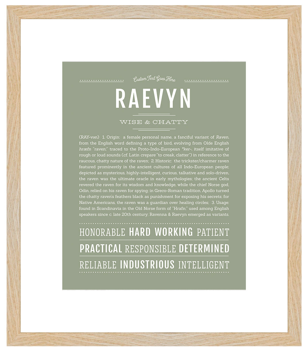 Raevyn | Name Art Print