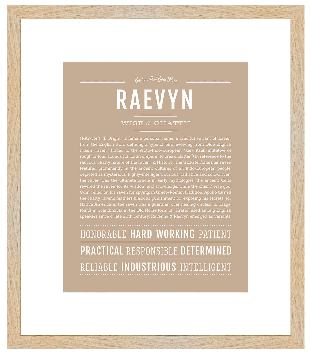 Raevyn | Name Art Print