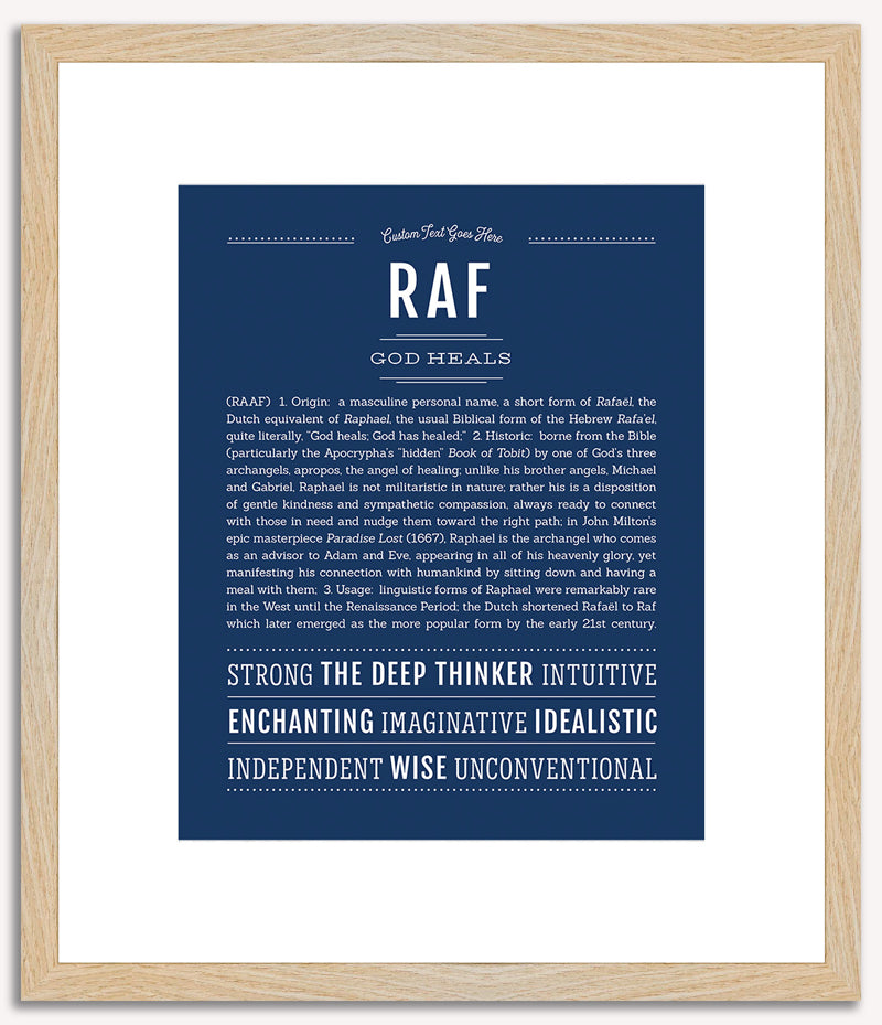 Raf | Name Art Print