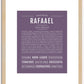 Rafaael | Name Art Print