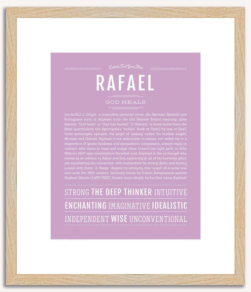 Rafael | Name Art Print