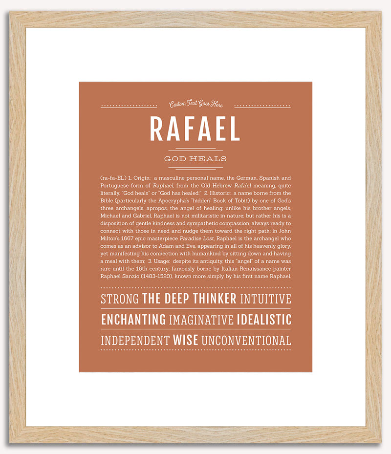 Rafael | Name Art Print