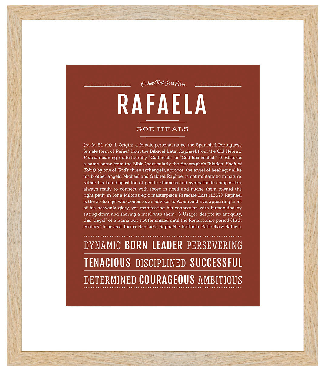 Rafaela | Name Art Print