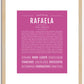 Rafaela | Name Art Print