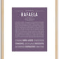 Rafaela | Name Art Print