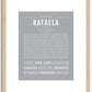 Rafaela | Name Art Print