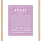 Rafaela | Name Art Print