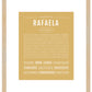 Rafaela | Name Art Print