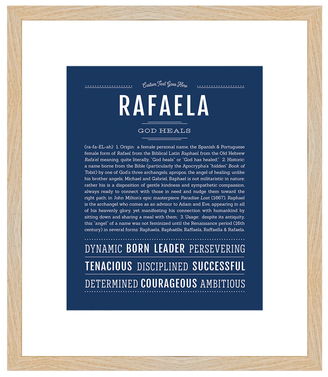 Rafaela | Name Art Print