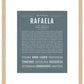 Rafaela | Name Art Print