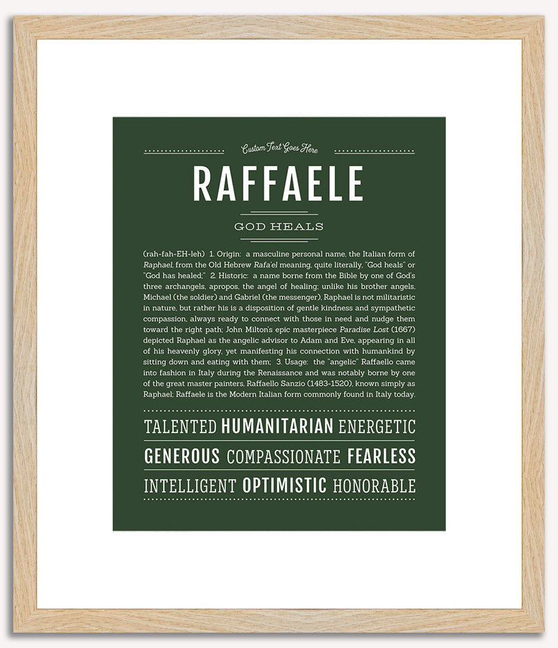 Raffaele | Name Art Print