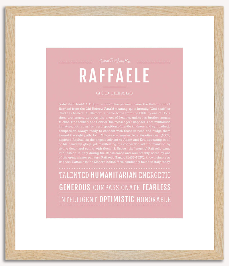 Raffaele | Name Art Print