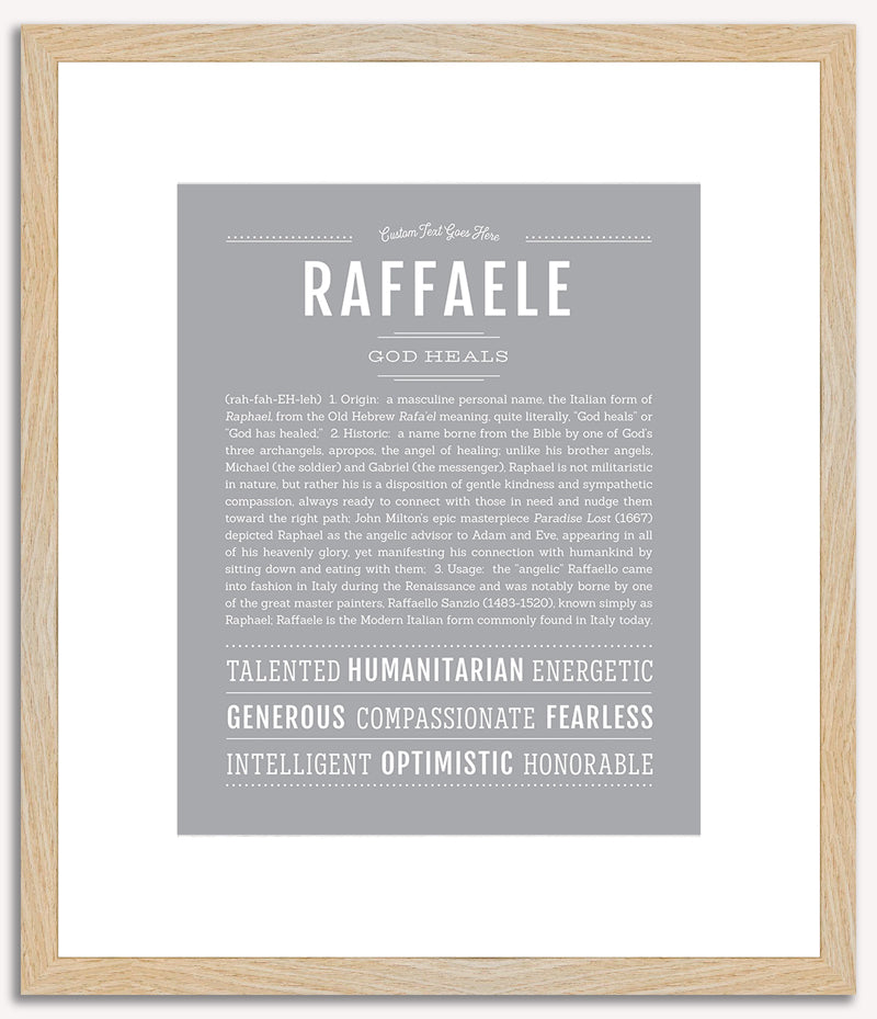 Raffaele | Name Art Print