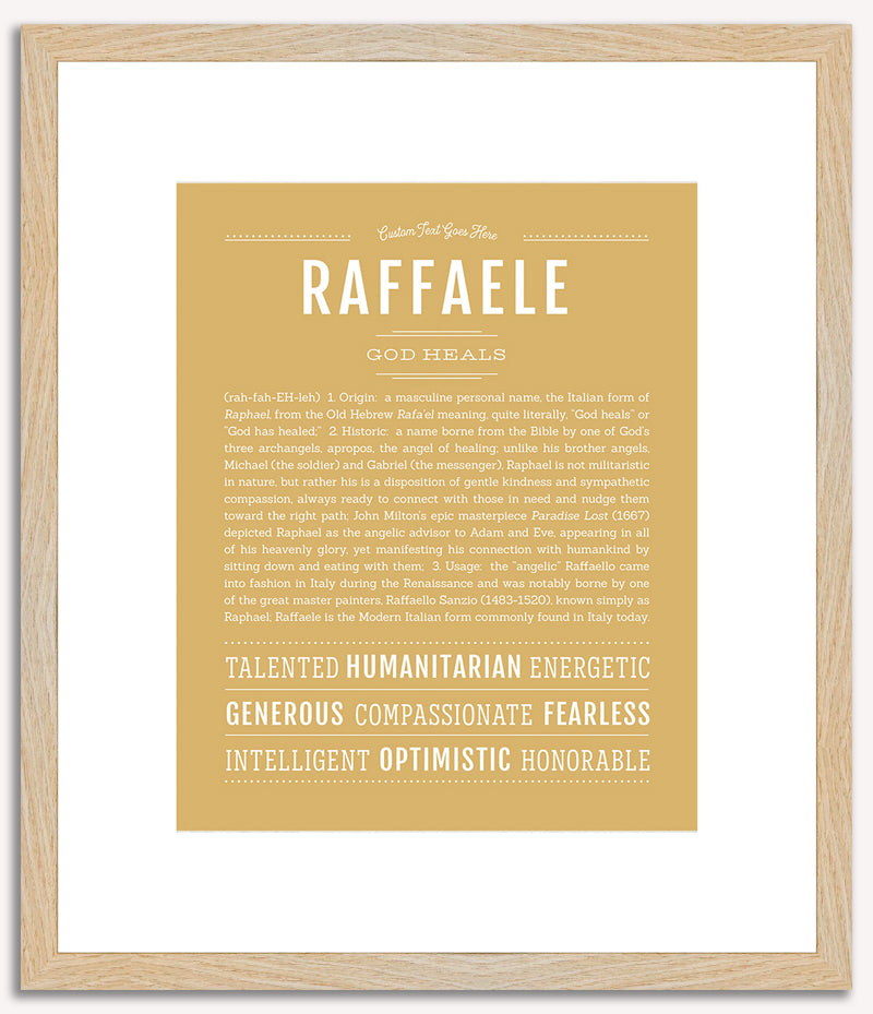 Raffaele | Name Art Print