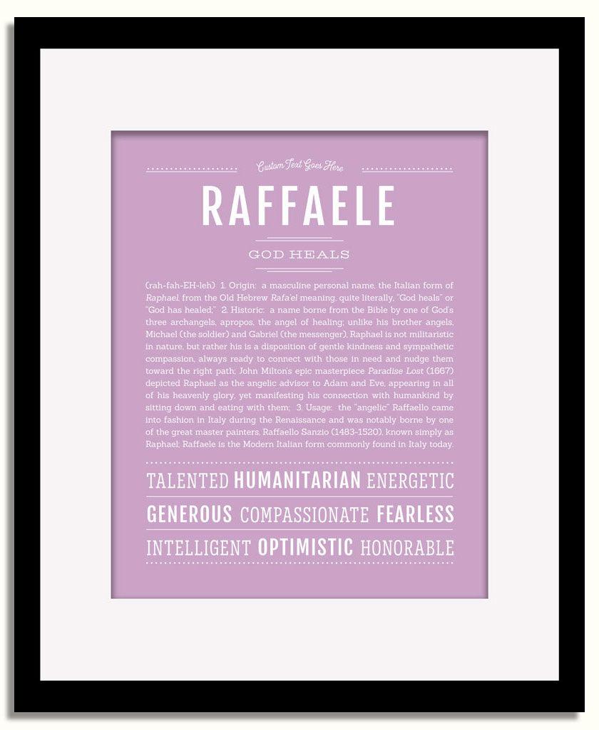 Frame Options | Lilac | Black Frame, Matted