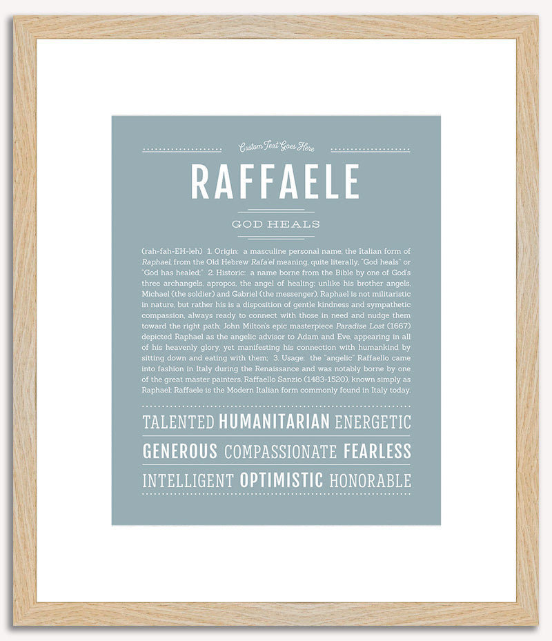 Raffaele | Name Art Print