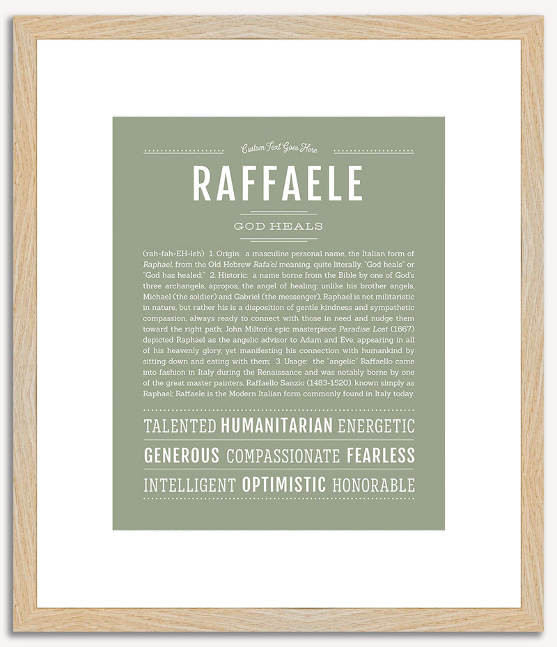 Raffaele | Name Art Print