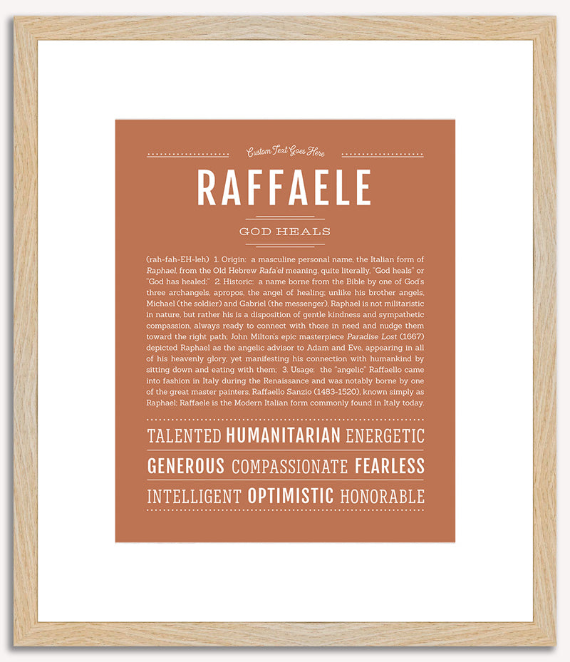 Raffaele | Name Art Print