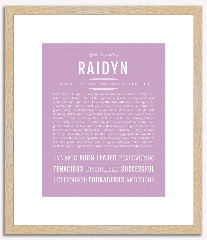 Raidyn | Name Art Print