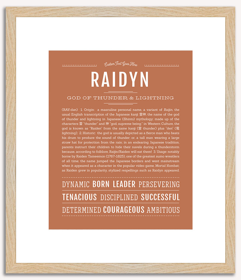 Raidyn | Name Art Print